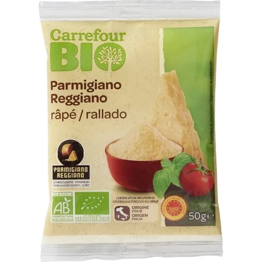 Fromage Râpé Gruyère bio IGP CARREFOUR BIO